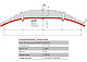 Лист №1 Рессора задняя для прицепа Титан 8 листов