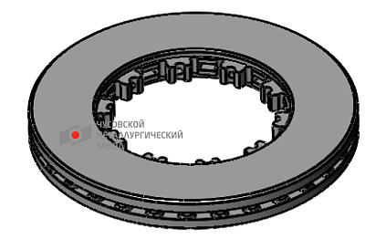Тормозной диск DAF 1387439