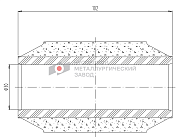 Сайлентблок полурессоры для BPW, аналог 02.0316.06.00